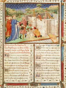 Ms 1015 fol.1 Illustrazione da Gouvernement des Rois et des Princes