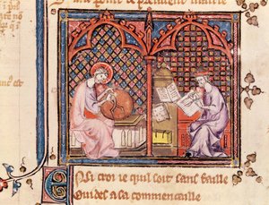 Ms 1044 Fol.16v La Parola, Creatore del Mondo e L
