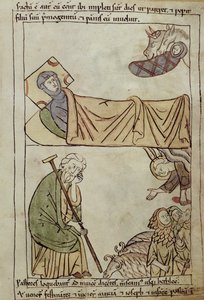 Ms 108 fol.168 La Natività, da una Bibbia da French School