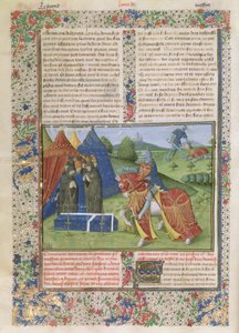Ms 115 f.425v Lancillotto uccide Sir Agravain da French School