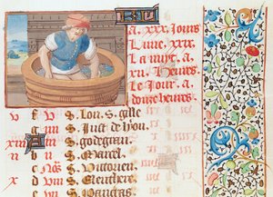 Ms 134 Settembre: Pigiatura dell