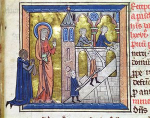 Ms 16261 f.20 Costruzione dell