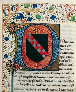 Ms 167 fol.69 Iniziale istoriata 