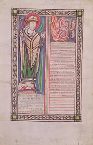 Ms 186 Fol.2v Pierre Lombard Vescovo di Parigi, dal Liber Quatuor Sententiarum (Libro delle Sentenze), c.1160