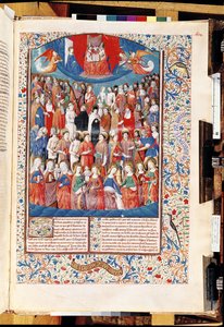 Ms 246 f.406r Paradiso, da De Civitate Dei di Sant