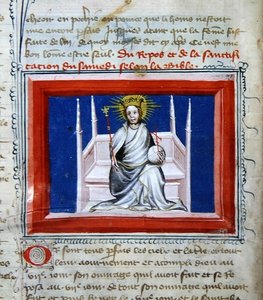 Dio in maestà, dalla Bibbia dei Grandi Agostiniani