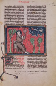 Ms 320 Fol.192 I Cieli, da De Natura rerum di Thomas van Cantimpre (1201-72) da French School