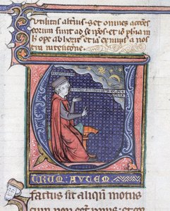 Ms 3469 Illustrazione dalla Fisica di Aristotele (384-322 a.C.) da French School