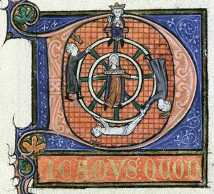 Ms 3469 fol.38 La Ruota della Fortuna, dalla 