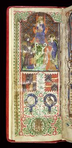 Ms 40-1950, f.7v: Pagina di dedica da un Libro d