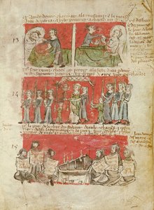 Scene della vita degli studenti del Collegio di Hubant o dell