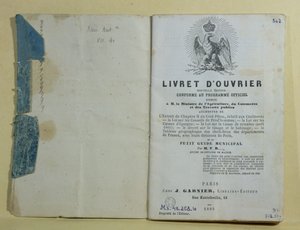Ms 43.268.10 Frontespizio del Livret d