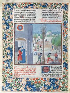 Ms 5064 f.299v Occupazioni per ogni mese dell