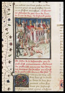 Ms 55 t.2 fol.290v Inferno, da De Civitate Dei di Sant