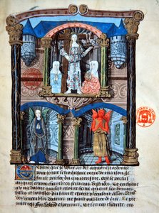 La porta del castello, illustrazione da un trattato spirituale per l