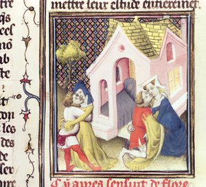 Le donne licenziose, da De Claris Mulieribus, di Giovanni Boccaccio (1313-75) da French School