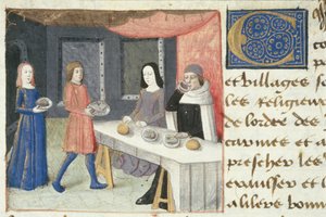 Pasto, da Les Cent Nouvelles Nouvelles, 1462 da French School