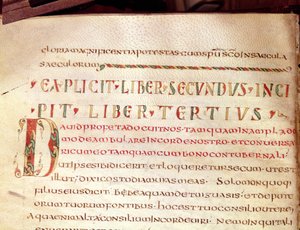 Ms Lat 1732 Fol.67v Iniziale istoriate D, da un
