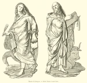 Museo di Alençon, San Giovanni e San Luca da French School