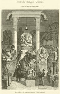 Museo di Leida, sala dei monumenti asiatici da French School