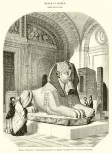 Museo del Louvre, Monumenti egiziani, Sfinge di granito rosa da French School