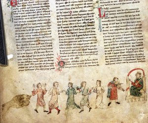 Musica e danza alla corte di Re Artù (in sua presenza)