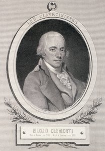 Muzio Clementi (1752-1832) inciso da Alfred Lemoine