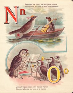 Usignolo, navigazione, gufo, orchestra da French School