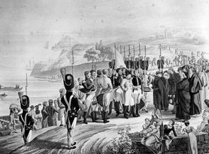 Napoleone che arriva sull