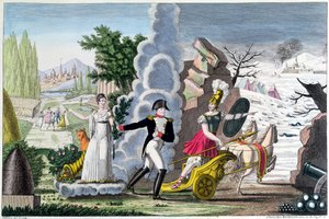 Napoleone I tra Guerra e Pace, c. 1815 da French School