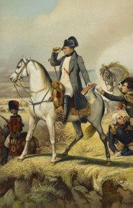 Napoleone I a Wagram da French School