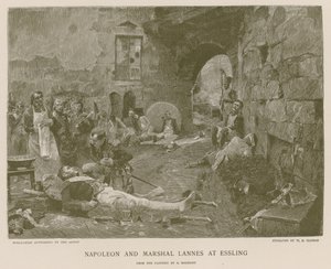 Napoleone e il maresciallo Lannes a Essling
