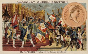 Napoleone e la distribuzione degli stendardi dell