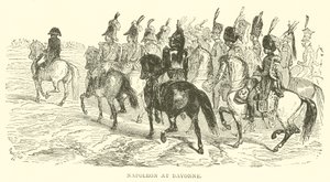 Napoleone a Bayonne (incisione) da French School