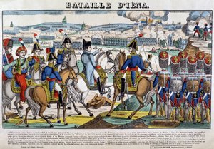 Napoleone alla battaglia di Jena (13/10/1806) - immagine di Epinal