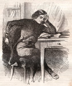 Napoleone in età puberale divenne cupo, oscuro; la lettura era per lui una sorta di passione - incisione in 