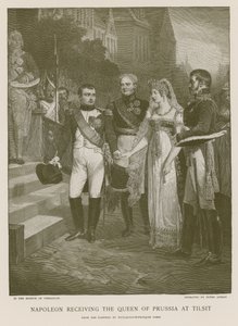 Napoleone riceve la Regina di Prussia a Tilsit
