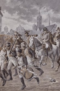 Napoleone con il suo esercito (litografia)