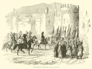 Ingresso di Napoleone al Cairo da French School