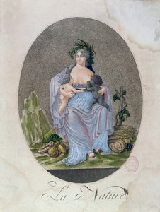 Natura che Allatta un Bambino Nero e un Bambino Bianco, c.1792