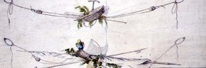 Progetto di cartiglio nautico con un pappagallo, c.1800 da French School