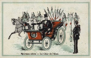 Nuovo secolo - la carrozza di stato da French School