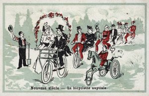 Nuovo secolo - la bicicletta da matrimonio da French School