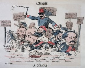 La débâcle: Vermorel, Arnould, Pyat, Assi, Vallès, Delescluze e Gournet alla fine della Comune da French School