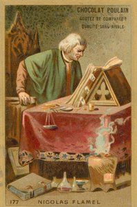 Nicolas Flamel, scrivano e venditore di manoscritti francese
