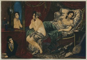 Notte, ora di andare a letto, inizio XIX secolo