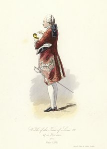 Nobile del tempo di Luigi XVI di Francia da French School