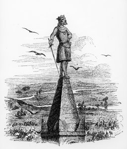 Nominoe, primo duca di Bretagna, illustrazione da La Bretagne Ancienne et Moderne di Pitre Chevalier, c.1840 da French School