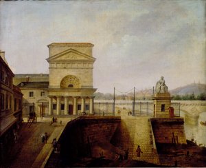 Barriera di Normandia, vicino al Ponte Iena, prima del 1860