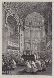Transetto nord della Basilica di San Pietro, Città del Vaticano, Roma, Italia da French School